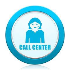 Call center vector icon.