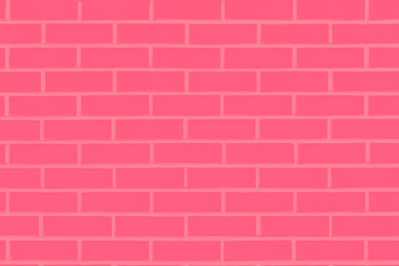 Pink sweet love color wall brick background.