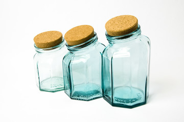 3 Empty Jars