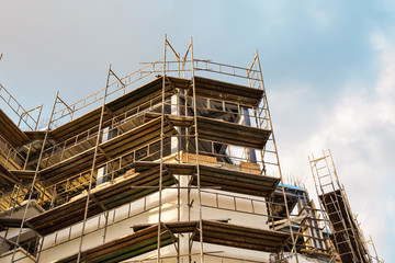 Fototapeta premium Building under construction