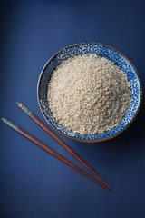 Vollkornreis in Schüssel