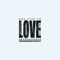  phrase One step to love
