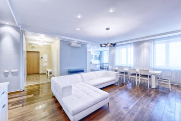 Living room interior in modern house.