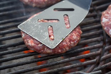 meat on the grill