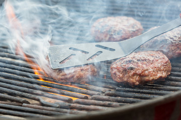 meat on grill