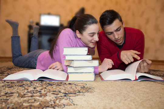 Education and development of life skills. Children read books