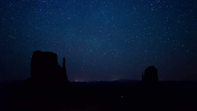 Monument Valley Milky Way Galaxy 08 Time Lapse
