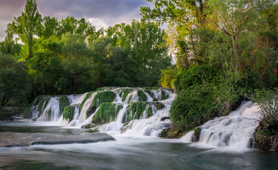 Fototapeta na wymiar Waterfalls Kocusa