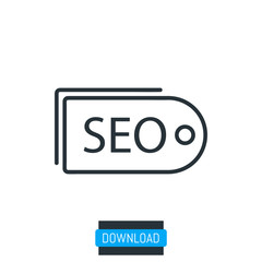 SEO icon, vector