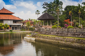 Fototapeta na wymiar Taman Ayun Temple is a royal temple of Mengwi Empire located in Mengwi, Badung regency that is famous places of interest in Bali, Indonesia.