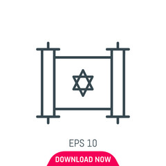 Torah icon, vector