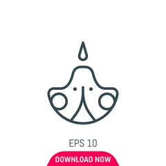 Diwali icon, vector