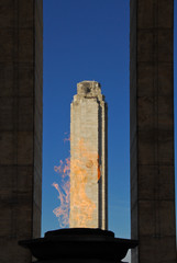 Monument to the Flag seen from liberty flame
