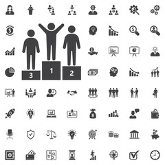 employee of the month winner icon.