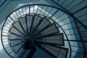 steel spiral staircase