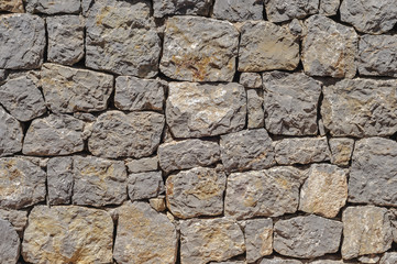 texture of stone fence