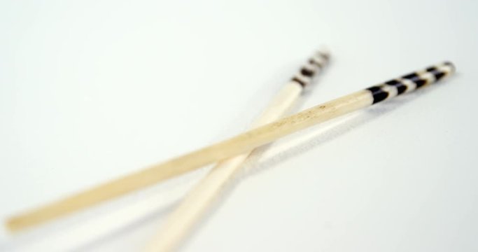 Close-up of japanese style chopsticks