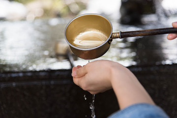 手水 お清め 神道 神社