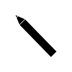 pencil icon over white background. vector illustration