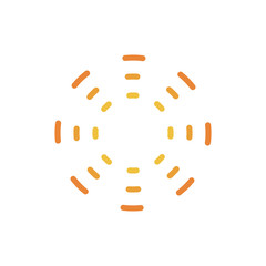 Abstract sun icon