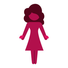 Women pictogram symbol icon vector illustration graphic design