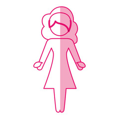Women pictogram symbol icon vector illustration graphic design