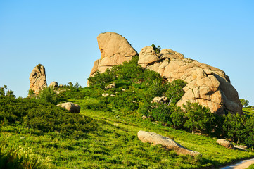 Qingshan district  of Hexigten global geopark  scenic