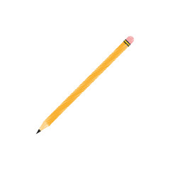 pencil with eraser icon image vector illustration design 