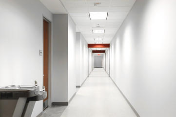 hall way in office building