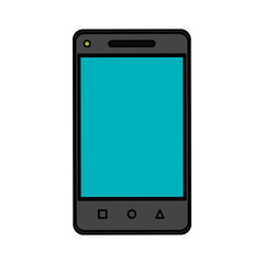 modern cellphone icon image vector illustration design 
