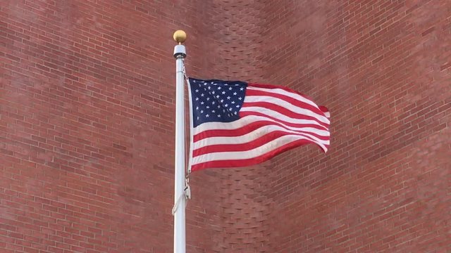 American Flag Waving-CMC