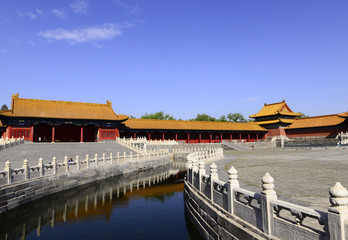 Naklejka premium The Forbidden City in Beijing, in China