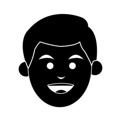 happy smiling man icon image vector illustration design 