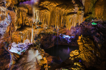 The caves (Grutas) de Mira de Aire. Portugal - 145664720