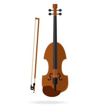 Violin with bow