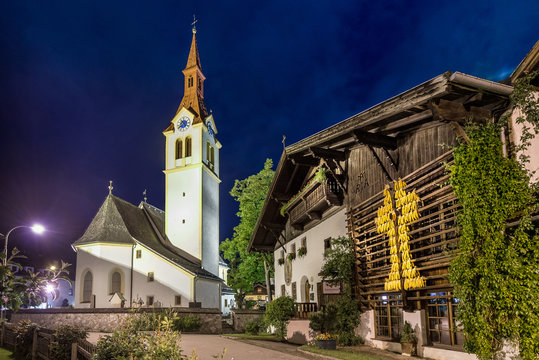 Igls village near Innsbruck, Austria