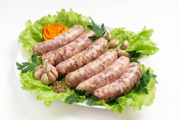 raw sausage