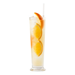cocktail on the white background