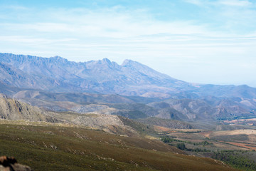 The view of the mountains upon mountains