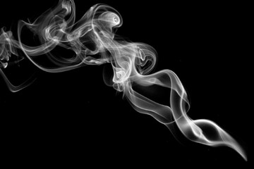 Smoke on black, abstract background for advertising and marketing © STOATPHOTO