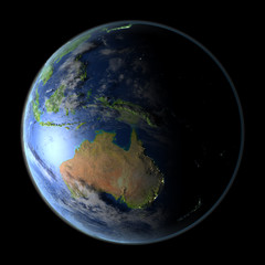 Australia from space