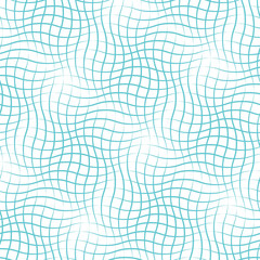 Abstract wavy seamless pattern, vector background. Fashion wave texture. Geometric template. Graphic style for wallpaper, wrapping, fabric, background design, apparel, print production.