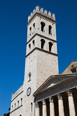 Fototapeta na wymiar Tempio di Minerva di Assisi