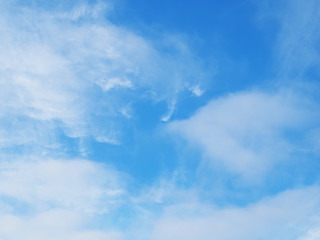 blue sky with clouds