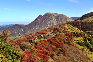 秋のくじゅう連山