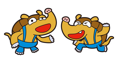 アルマジロのキャラクター、アイコン、アイキャッチ