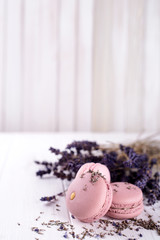sweet lavender macaroons