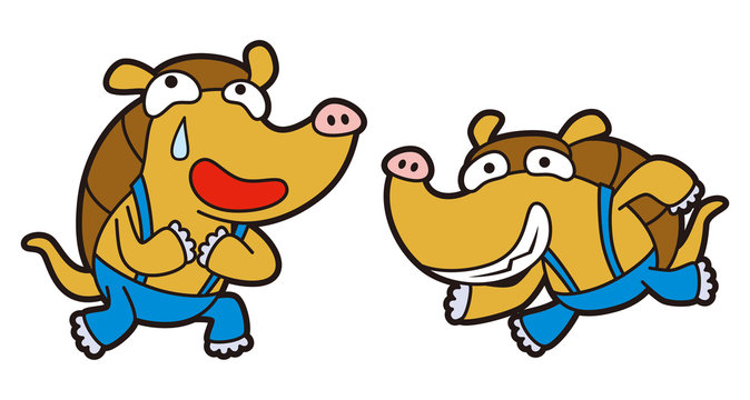 アルマジロのキャラクター、アイコン、アイキャッチ