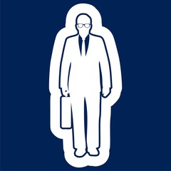 Businessman icon - Illustration