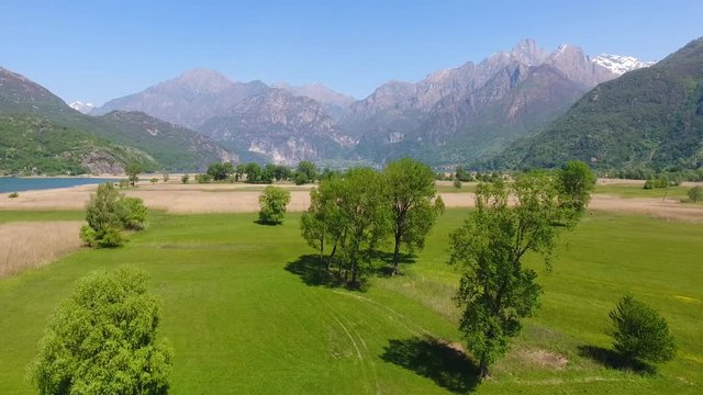 Natural reserve of Pian di Spagna and Novate Mezzola - Valchiavenna (Como lake)